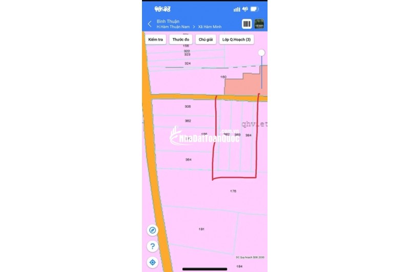 HOT HOT - CẦN BÁN 3 LÔ ĐẤT  TẠI xã hàm minh, huyện Hàm Thuận Nam, tỉnh Bình Thuận