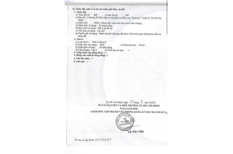 BÁN NHÀ TRỌ KDC BẾN LỨC (CHỢ BÌNH ĐIỀN) 240M2 SHR 25TỶ. LH:0866977572.