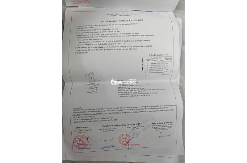 BÁN ĐẤT TẠI HOÀ LỢI 110M2 SỔ SẴN GIÁ 1.450.000.000. LH:0399935999.