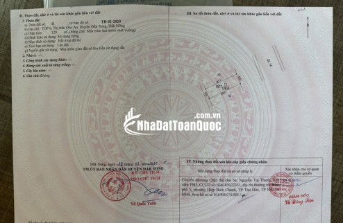 Bán lô đất thổ cư mặt tiền Quốc Lộ 14 vị trí siêu đẹp