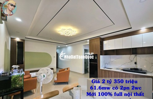 Căn hộ CT7 vinh điềm trung Nha Trang. có riêng sở hưu lâu dài. 2pn 2 wc. giá chỉ 2 ty 350 chính chủ O79-535353O