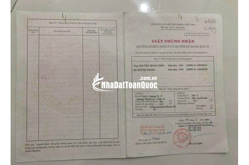 Hàng Hiếm nhà TL40, 1 lầu, 2 phòng ngủ, hẻm gần mặt tiền, sổ riêng, hỗ trợ vay