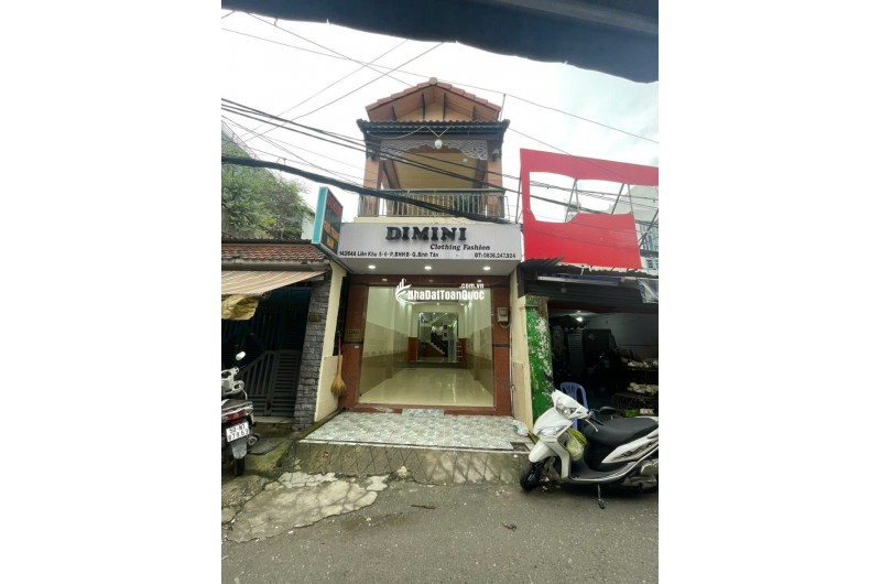 Bán nhà 1 lầu mặt tiền chợ Liên Khu 5-6 tiện kinh doanh đa ngành