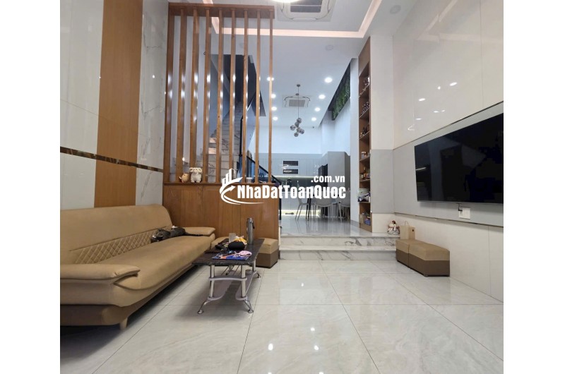 Bán nhà 1 trệt 3 lầu siêu đẹp Nguyễn Gia Trí (nối dài) P25 Bình Thạnh