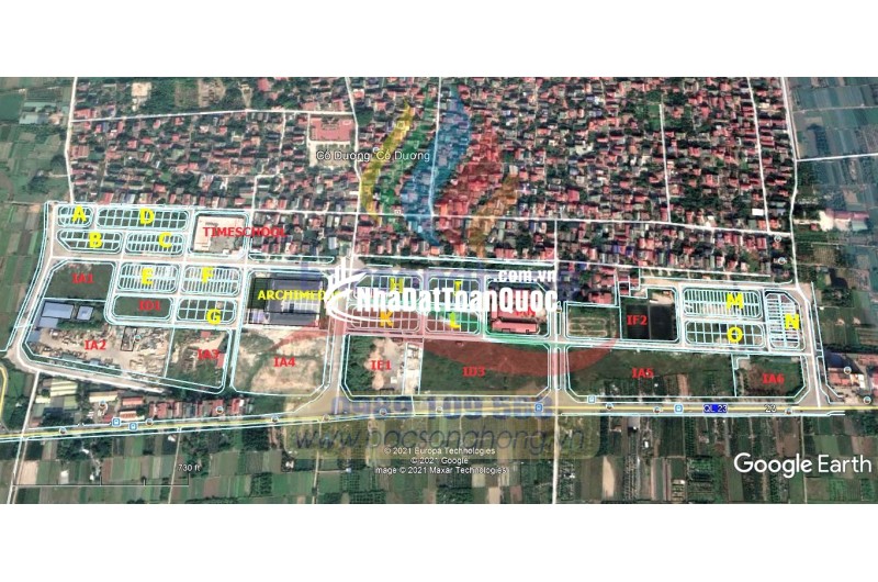 165m khu đô thị cổ dương