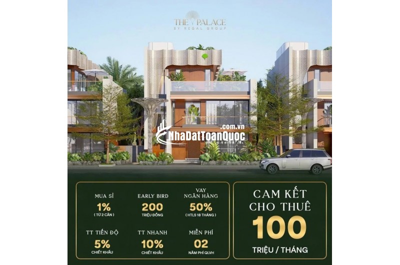 22 dinh thự độc bản The Palace Đà Nẵng. Hiện tại chỉ còn 5 căn dành cho giới Tinh Hoa