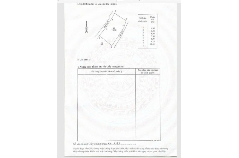 BÁN ĐẤT TẠI SÔNG CẦU PHÚ YÊN, DT 145M2 SHR 1.35 TỶ. LH: 0942908536