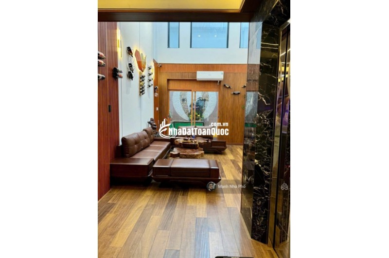 BIỆT THỰ LÊ VĂN THỌ P9 GÒ VẤP 6 TẦNG THANG MÁY FULL NỘI THẤT GỖ CAO CẤP 80m² GIÁ 12.8 T TL