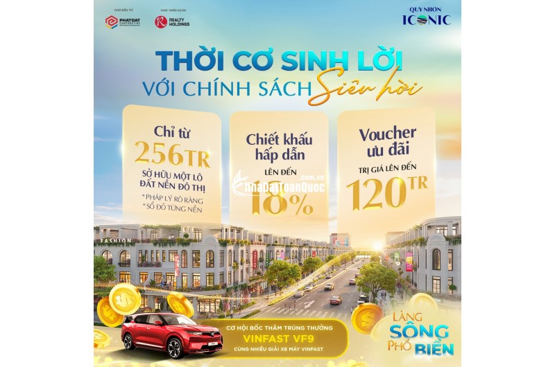 Bán Đất Nền dự án Quy Nhơn ICONIC