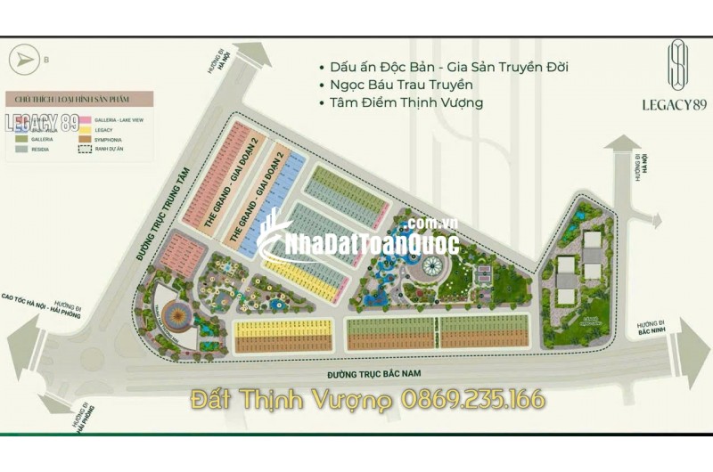 Nhận booking LEGACY 89 ( CĐT Hưng Hải ) địa điểm Đắc Địa Nhất Phường Mỹ Hào, Hưng Yên