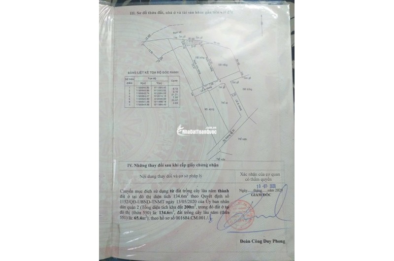 Đất Quận 2 200m2 giá 5,999 tỷ, Số hồng GPXD 5 Tầng