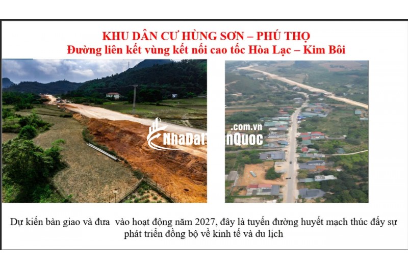 Đất nền Kim Bôi Hòa Bình – Sổ hồng riêng, hạ tầng hoàn thiện, ưu đãi mua 1 tặng 1 cực hiếm!