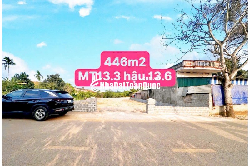 Siêu phẩm cho bác nào muốn xây biệt thự, hoặc nhà xưởng  tại Đồng Vàng - Phú Mãn - Quốc Oai - Diện tích : 451m2  giá 16tr/m