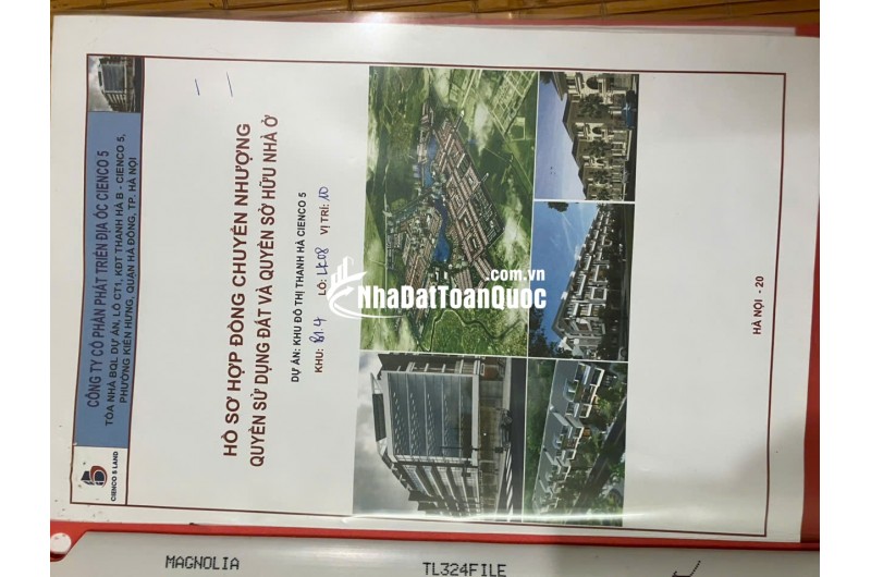 BÁN ĐẤT DỰ ÁN THANH HÀ, HÀ NỘI.