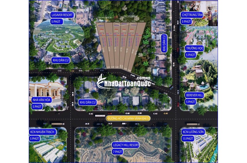  MỞ BÁN KHU ĐẤT 6 LÔ VỊ TRÍ ĐẮC ĐỊA - GIÁ RẺ NHẤT THỊ TRƯỜNG - SÁT KCN NHUẬN TRẠCH