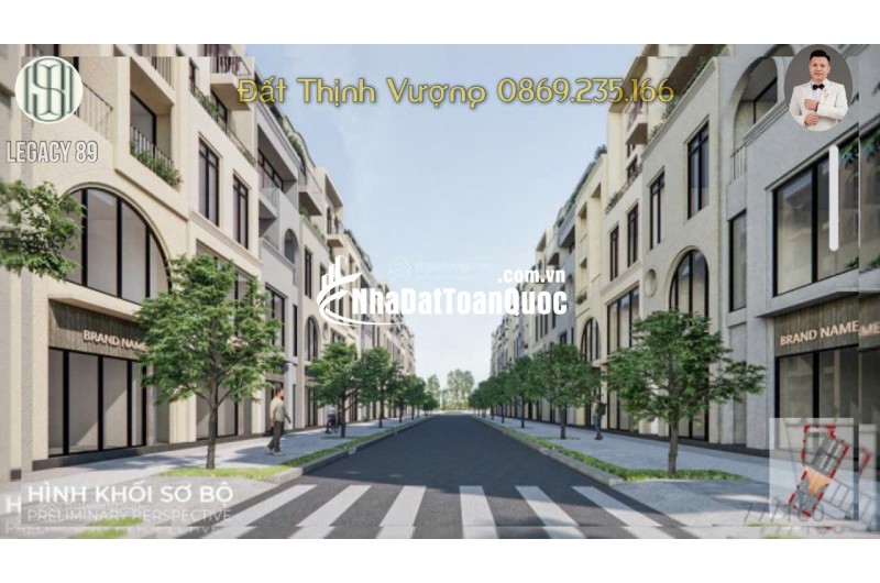 Nhận booking LEGACY 89 ( CĐT Hưng Hải ) địa điểm Đắc Địa Nhất Phường Mỹ Hào, Hưng Yên