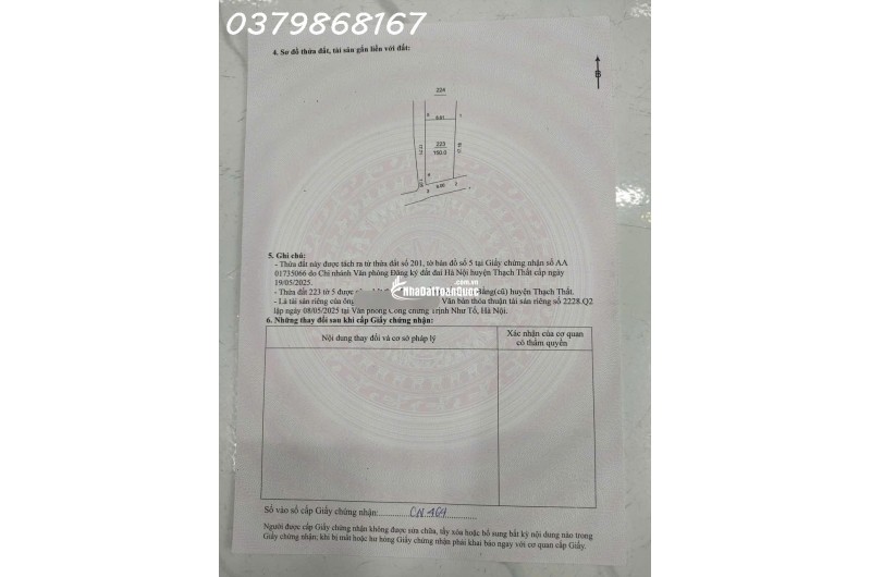 Bán nhanh lô góc 150m2 Hạ Bằng đi bộ ra Metro, tiềm năng tăng giá cao