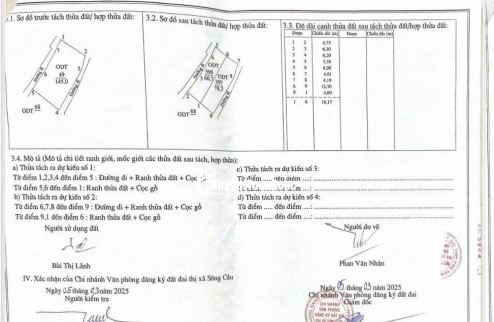 BÁN ĐẤT TẠI SÔNG CẦU PHÚ YÊN, DT 145M2 SHR 1.35 TỶ. LH: 0942908536