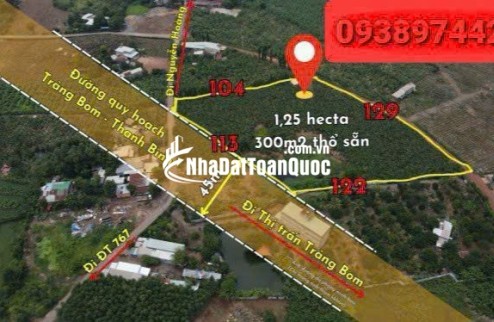 Bán đất 2 Mặt Tiền Đường Tổ 1 - Tân Lập 2 
Xã Cây Gáo, Huyện Trảng Bom, Tỉnh Đồng Nai-0909808615