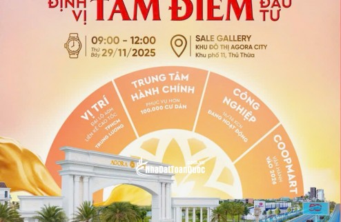 Chỉ 600 triệu sở hữu sổ hồng tên mình & nhà phố 7m x 16m xây 4 tầng tại AGORA CITY. VŨ 0933910039