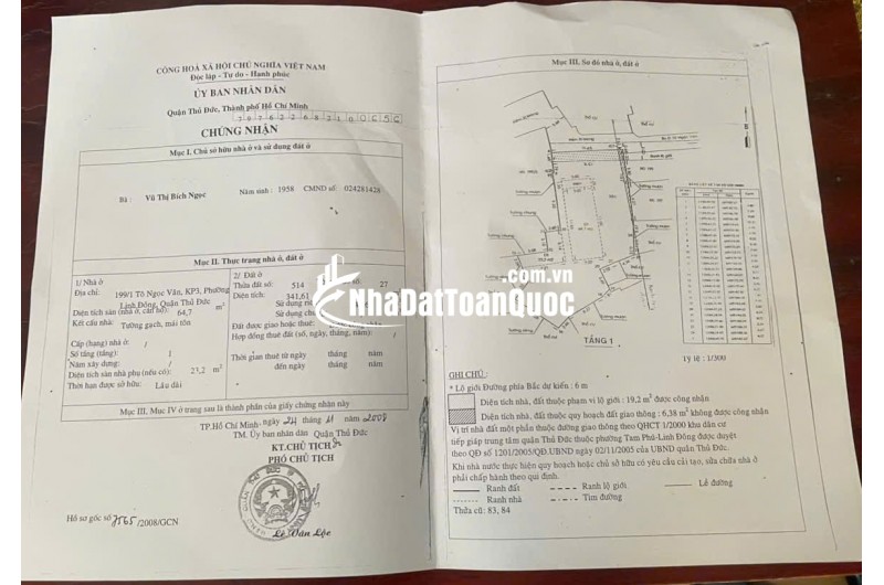 Cần bán gấp nhà đất số 199/1 Tô Ngọc Vân, TP Thủ Đức, DT 341.6m2