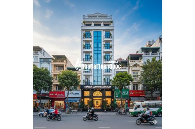 GIÁM SỐC 15 TỶ- BÁN GẤP - MẶT PHỐ THÁI HÀ - 8 TẦNG - 122m2 - OTO KINH DOANH!
