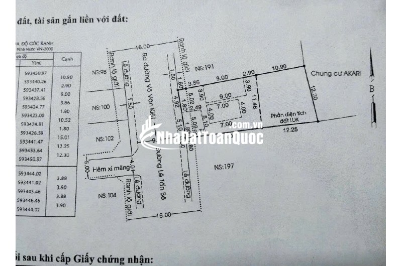Bán nhà MT 193 Lê Tấn Bê, cách Võ Văn Kiệt 100m vị trí siêu đẹp