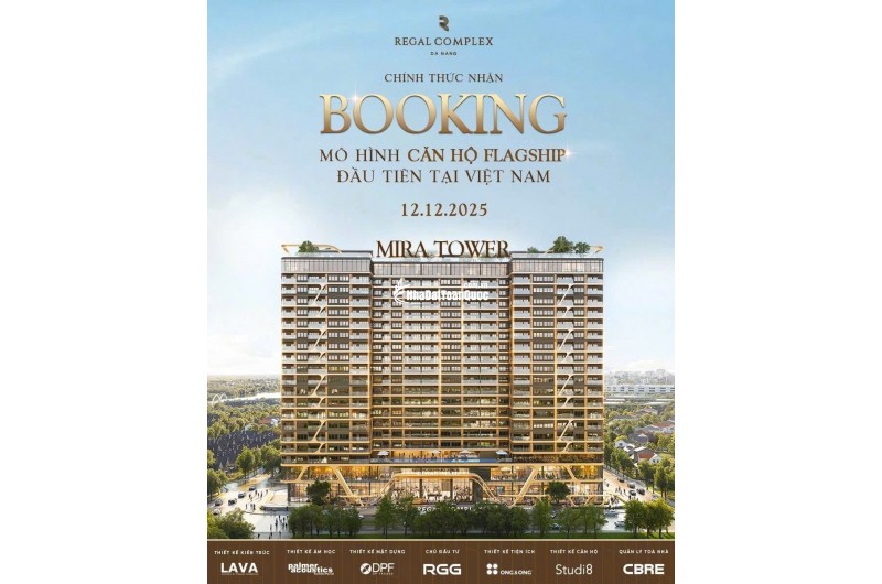 Chính thức nhận Booking toà Mira dự án Regal Complex Đà Nẵng