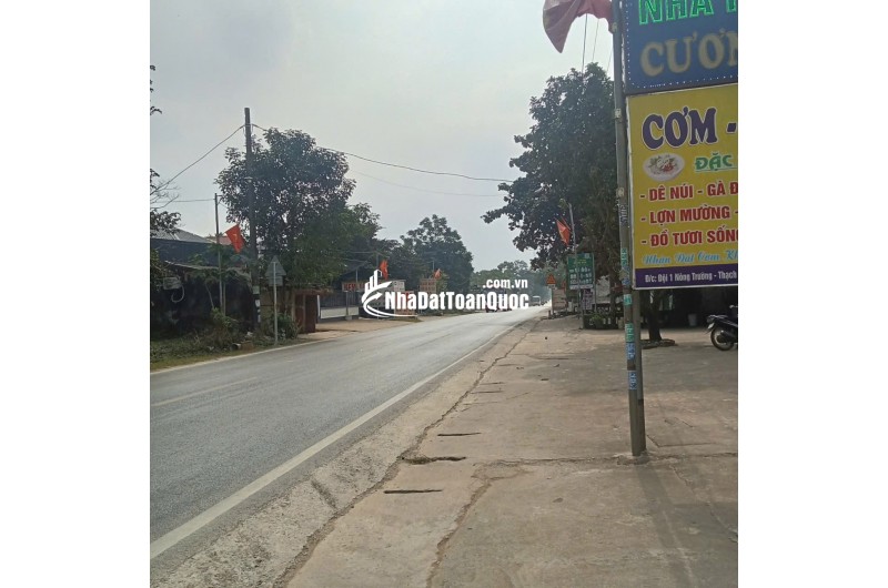 BÁN ĐẤT THẠCH QUẢNG, THẠCH THÀNH, TH, CÁCH ĐƯỜNG HỒ CHÍ MINH 100M, CHỈ HƠN 1 TRIỆU/M2