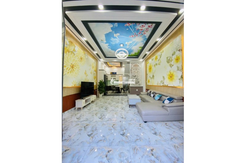 ĐƯỜNG 10M SIÊU THOÁNG – XE HƠI NGỦ TRONG NHÀ – NHÀ MỚI 4 TẦNG – GIÁP QUẬN 7 – CHỈ 6.9 TỶ