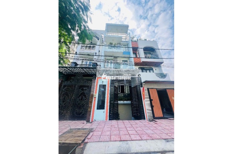 BÁN NHÀ MẶT TIỀN 12M, 90M2 5 TẦNG, KDC NAM HÙNG VƯƠNG - BÌNH TÂN