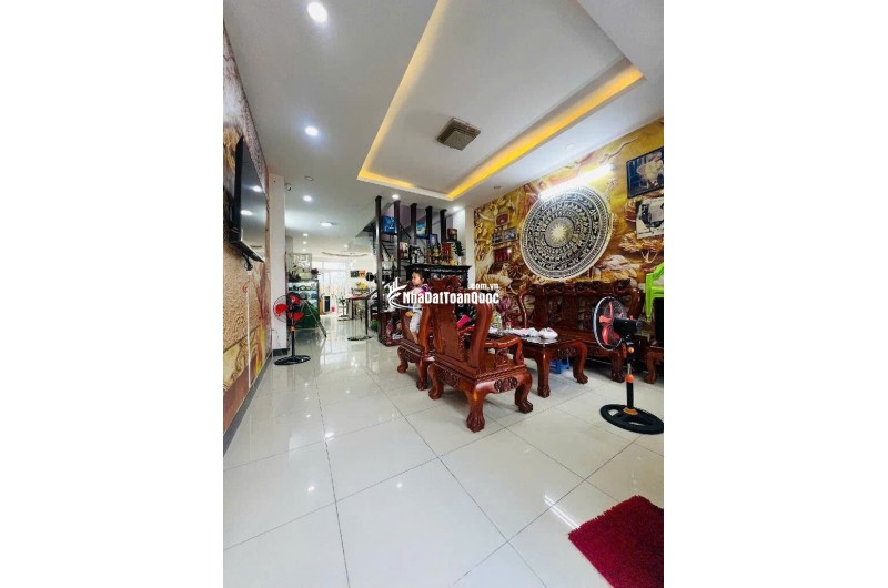 BÁN NHÀ MẶT TIỀN 12M, 90M2 5 TẦNG, KDC NAM HÙNG VƯƠNG - BÌNH TÂN