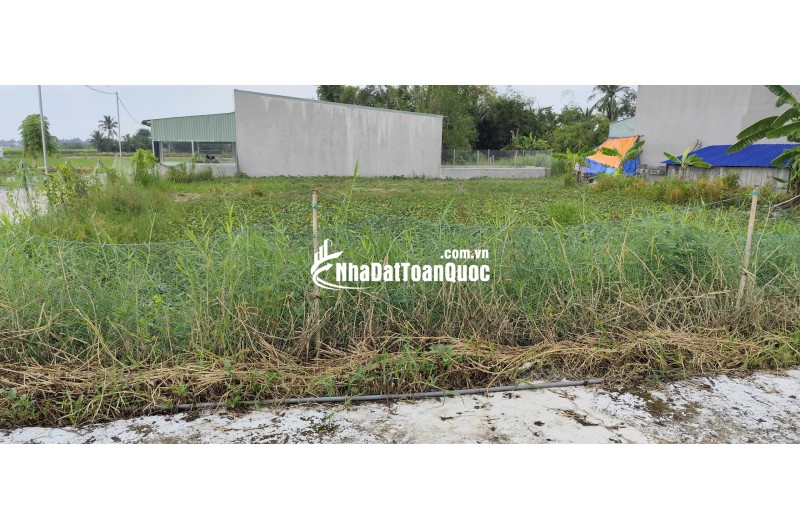 Cần tiền bán gấp lô đất 2 mặt tiền tại xã Phước Vân, Cần Đước, Long An – Giá tốt cho nhà đầu tư