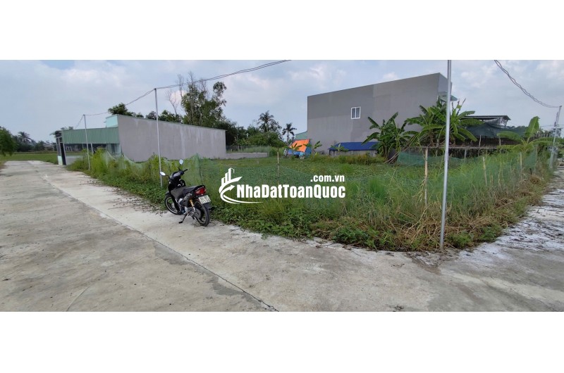 Cần tiền bán gấp lô đất 2 mặt tiền tại xã Phước Vân, Cần Đước, Long An – Giá tốt cho nhà đầu tư