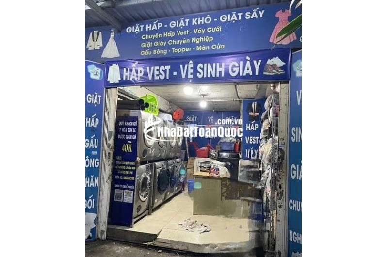 CHÍNH CHỦ SANG TIỆM GIẶT SẤY BÌNH THẠNH - LỜI NGAY TRÊN 15TR/THÁNG