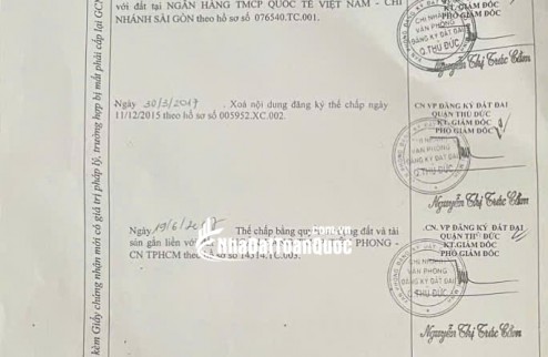 Cần bán gấp nhà đất số 199/1 Tô Ngọc Vân, TP Thủ Đức, DT 341.6m2