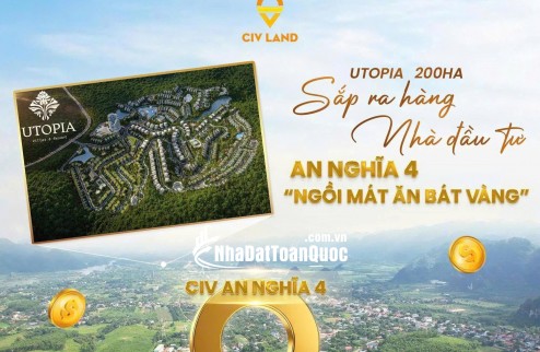 UTOPIA VILLAS & RESORT – “CỬA SỔ VÀNG” CHO BẤT ĐỘNG SẢN NGHỈ DƯỠNG VEN HỒ 