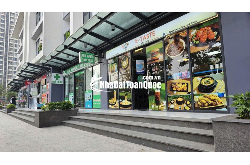 cho thuê shop vinhomes smart city diện tích 42m2 giá thuê 30 triệu