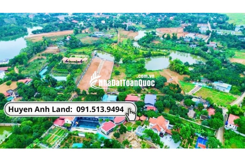  24 LÔ ĐẤT NỀN VIEW HỒ ĐỒNG TRẠNG – SƠN TÂY 