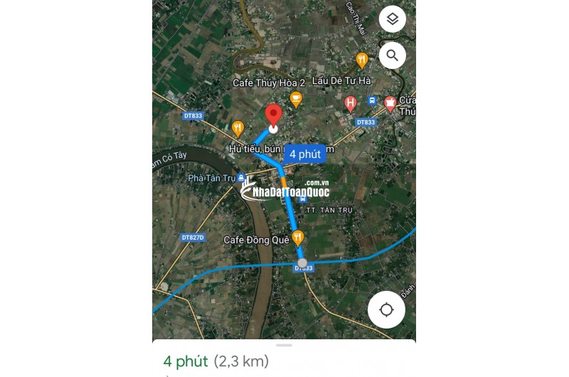 Bán lô đất thổ mặt tiền Cao Thị Mai giá 2,4 tỷ