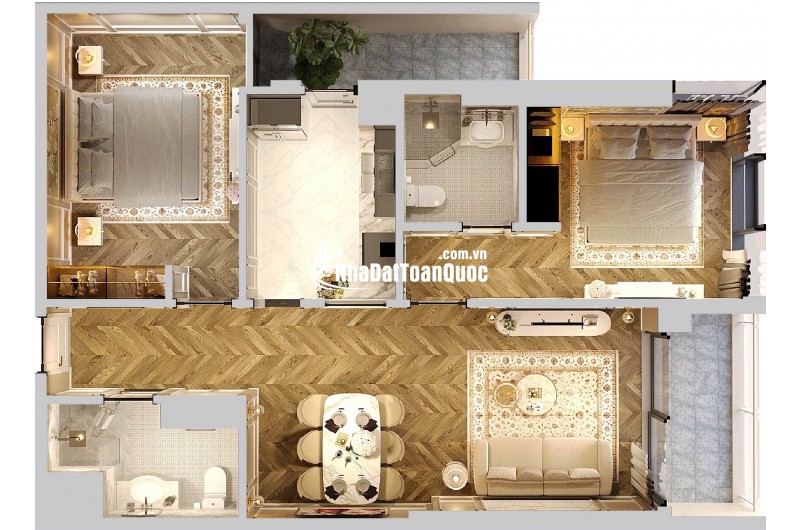 Căn hộ biển NEWTOWN DIAMOND ĐÀ NẴNG 2PN GIÁ 4,7 TỶ