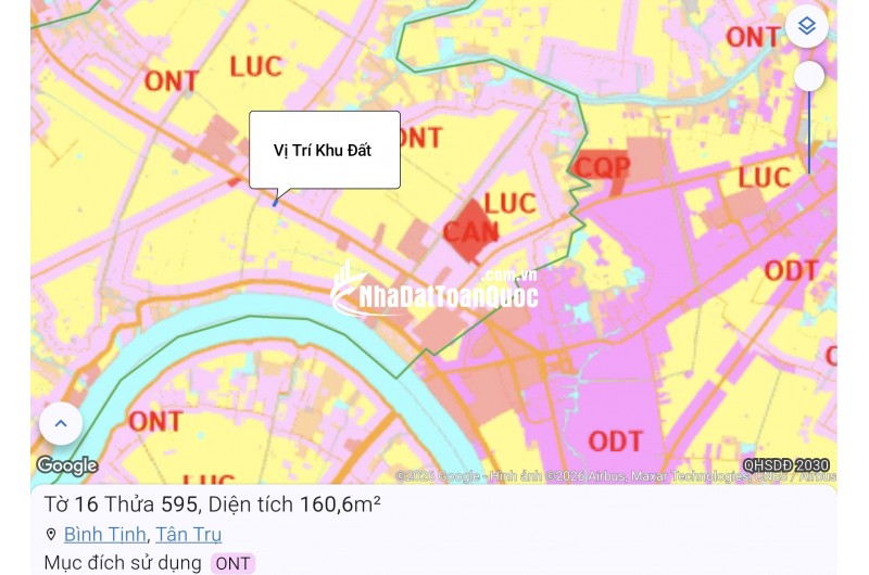 Bán lô đất thổ mặt tiền tỉnh lộ 833 giá 2 tỷ