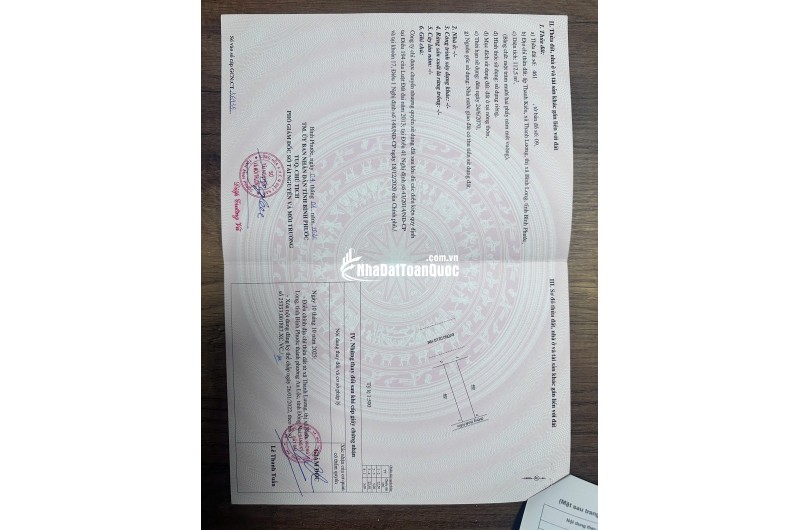 BÁN ĐẤT FULL TTHỔ CƯ 5*22 P.AN LỘC