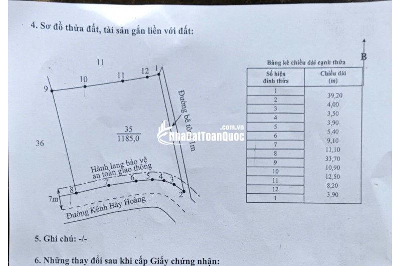 Bán lô đất lúa chuyển thổ đường bê tông 6m giá 1,55 tỷ