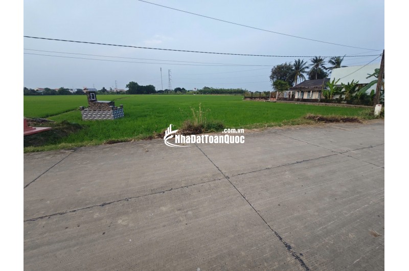 Bán lô đất lúa chuyển thổ đường bê tông 6m giá 1,55 tỷ