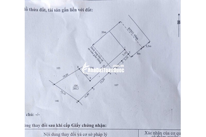 Bán lô đất thổ kế bên siêu thị San Hà Lạc Tấn giá 3 tỷ