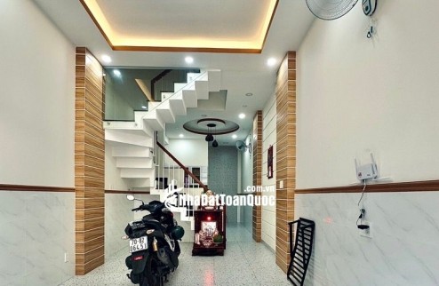 NHÀ ĐẸP MỚI XÂY 4 TẤM HOÀN CÔNG CHUẨN CHỈNH - 38M2 - HẺM Ô TÔ ÂU CƠ - LẠC LONG QUÂN - CHỈ 7.55TỶ (TL NHẸ)