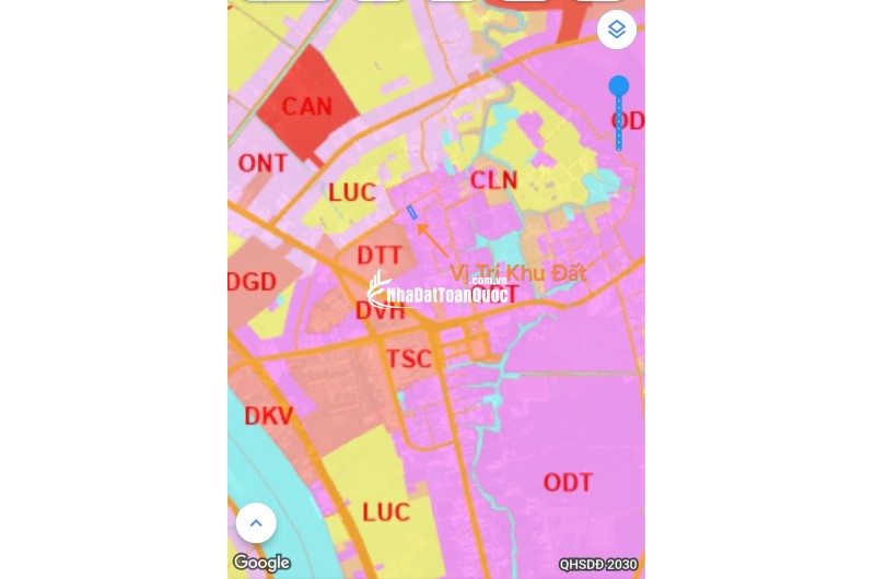 Bán lô đất thổ trung tâm huyện Tân Trụ giá 1,84 tỷ