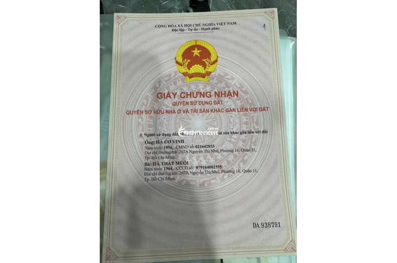 NHÀ 1 TRỆT 2 LẦU BÊ TÔNG CỐT THÉP. MẶT TIỀN LÒ GỐM GIÁ 6TỶ TL. LH:0933279273. 0908279273