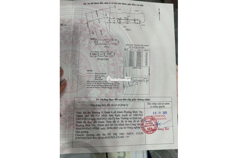 NHÀ 1 TRỆT 2 LẦU BÊ TÔNG CỐT THÉP. MẶT TIỀN LÒ GỐM GIÁ 6TỶ TL. LH:0933279273. 0908279273